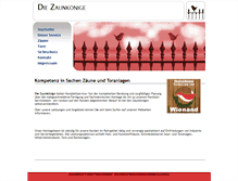 Tablet Screenshot of die-zaunkoenige.de